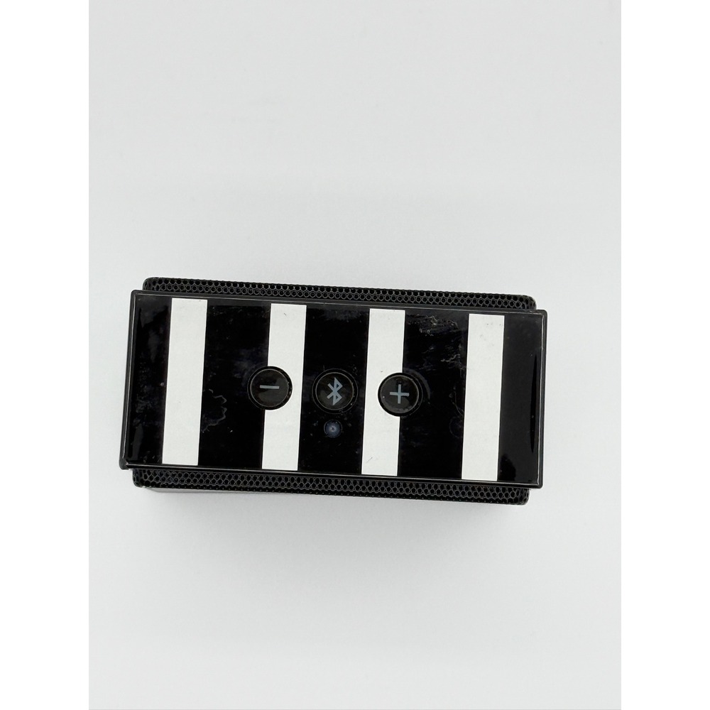 Kate Spade Bluetooth Speaker Unisex ‎ Black White Good Striped Portable Wireless